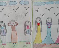 Com o objetivo de levar os alunos a refletir sobre os fatos de nossas vidas, a professora da disciplina de arte Elza Galdêncio de Melo, trabalhou com a turma do 8º ano, do Colégio Estadual Rodrigues Alves a releitura da obra clássica “O GRITO” de Edvard Munch. 