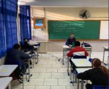 Depois de um ano sem aulas presenciais, estudantes da 
Rede Estadual dos municípios de Arapoti e Wenceslau Braz, aos poucos estão retornando às atividades.