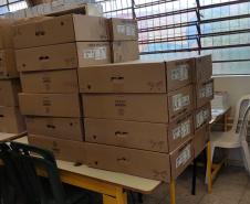 O Instituto Paranaense de Desenvolvimento Nacional- FUNDEPAR, realizou  entre os dias  29 de outubro e 03 de novembro a entrega de computadores para nove colégios Estaduais de oito municípios jurisdicionados ao NRE de Wenceslau Braz. 