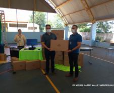 Na manhã do dia 01 de dezembro de 2021 nas dependências do Colégio Estadual Miguel Nassif Maluf, no município de Wenceslau Braz foi realizado um evento de entrega simbólica de computadores do Programa INFRATECH para nove escolas estaduais jurisdicionadas ao Núcleo Regional de Educação de Wenceslau Braz que receberam 20 desktops da marca DELL para  laboratórios de informática. 