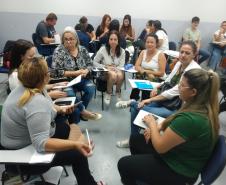 No dia 11 de abril de 2023, aconteceu na UNOPAR, em Wenceslau Braz,  a 1° FORMAÇÃO do PROGRAMA MAIS APRENDIZAGEM, com 8h de certificação para professores(as) que atuam nas turmas e para Pedagogos(as) que são responsáveis pelo o acompanhamento do Programa.