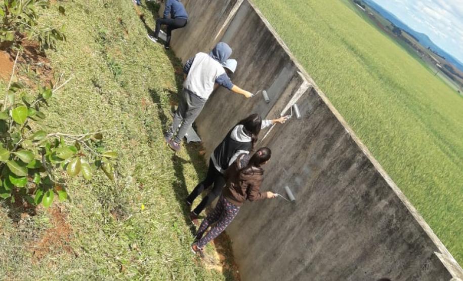 Com o intuito de levar aos educandos um conhecimento mais amplo sobre a Arte Urbana, a professora Márcia Tezza Souza do Colégio Estadual  Carmelina Ferreira Pedroso, município de Arapoti, idealizou o projeto " Pintura Mural e seus Benefícios na Transformação Pessoal e Social", cujo objetivo principal é causar impacto nos espectadores através de desenhos e frases que estimulam a reflexão, bem como levar a sociedade a valorizar a Arte como uma importante ferramenta na compreensão da Valorização